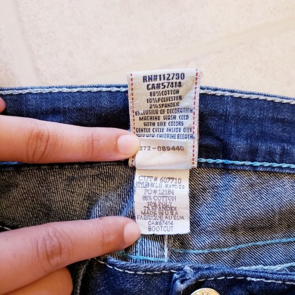 True Religion Bootcut Becky Jeans Sz 28 - Picture 10 of 10